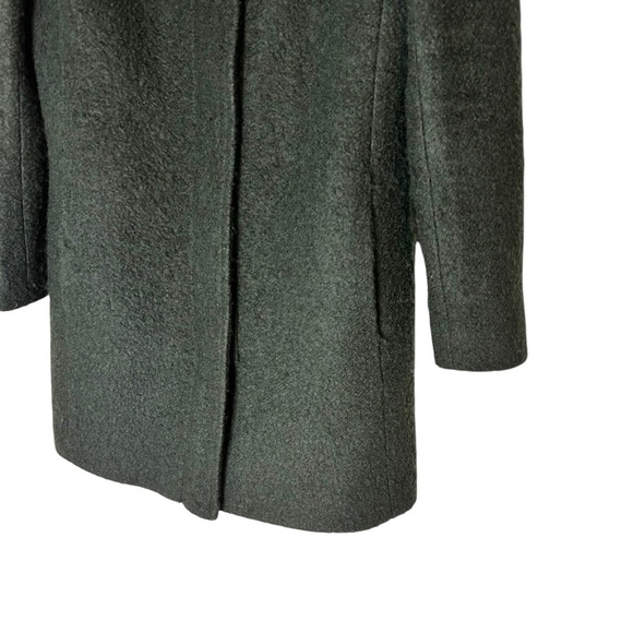 Club Monaco Abelar Coat- Green Boucle Wool Peacoat- Small - Picture 4 of 12
